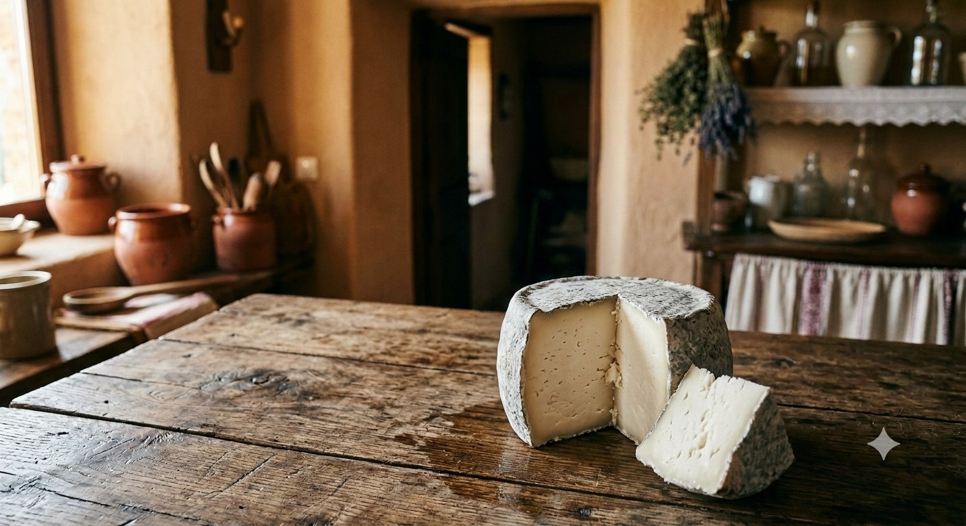 Queso artesanal terminado, resultado final del proceso